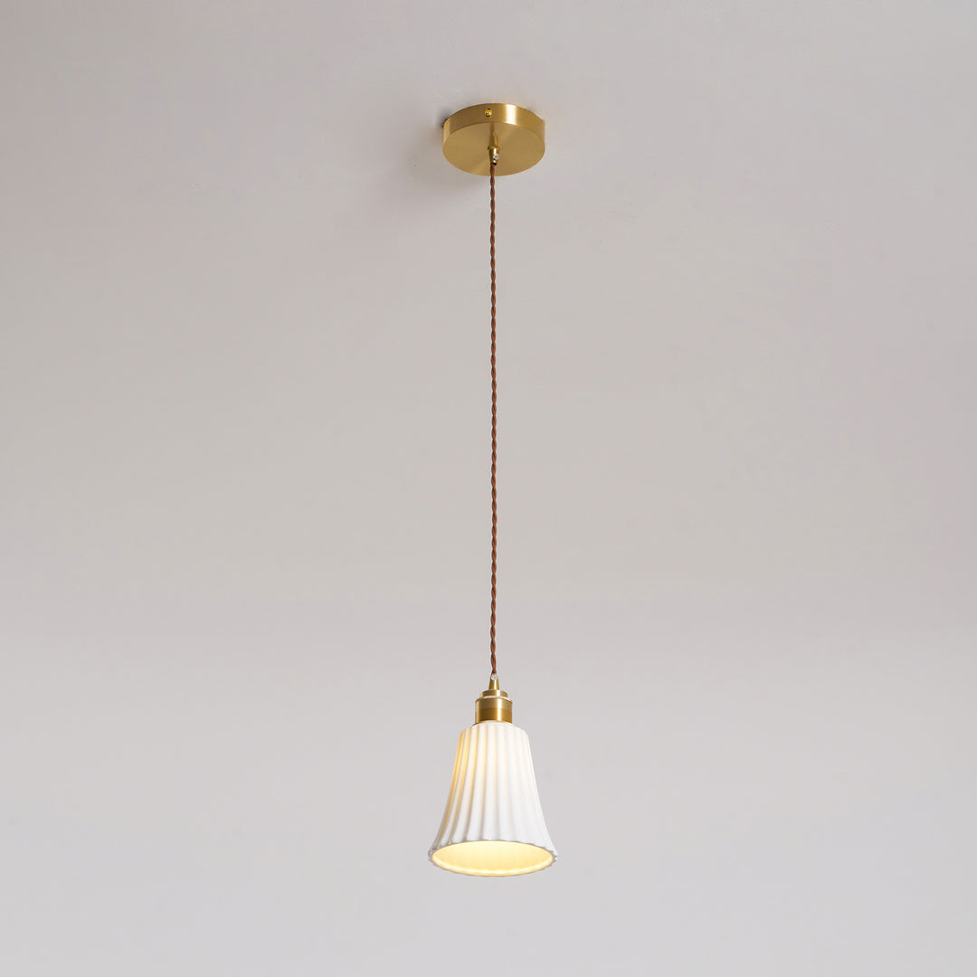Trumpet Ceramic Pendant Light - Vakkerlight