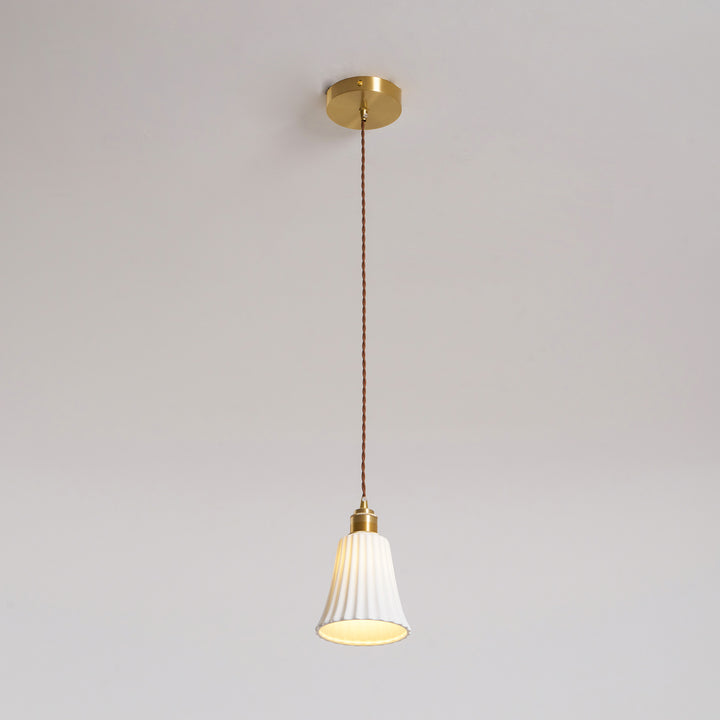 Trumpet Ceramic Pendant Light - Vakkerlight