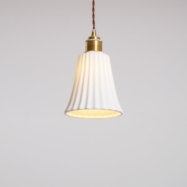 Trumpet Ceramic Pendant Light - Vakkerlight
