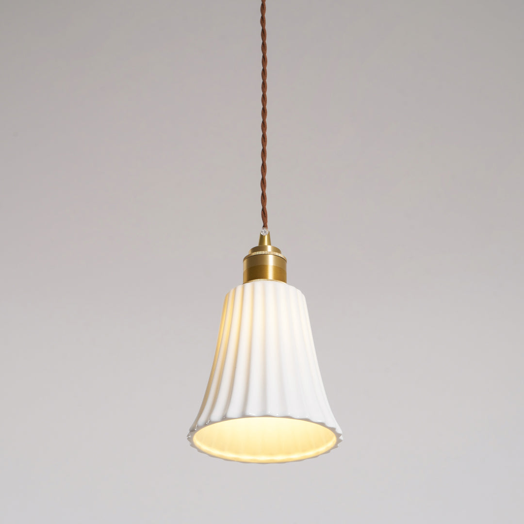 Trumpet Ceramic Pendant Light - Vakkerlight