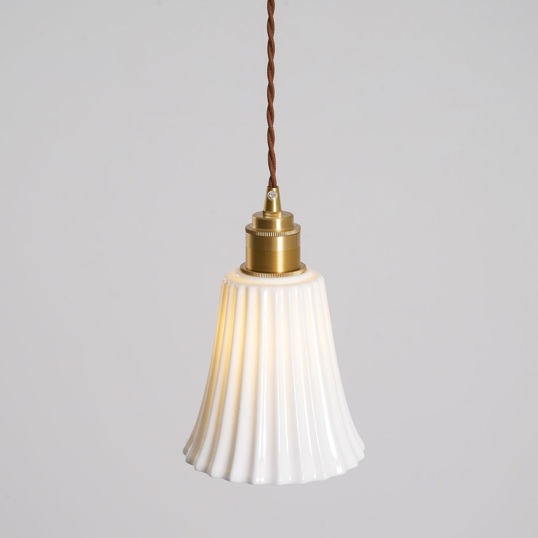Trumpet Ceramic Pendant Light - Vakkerlight