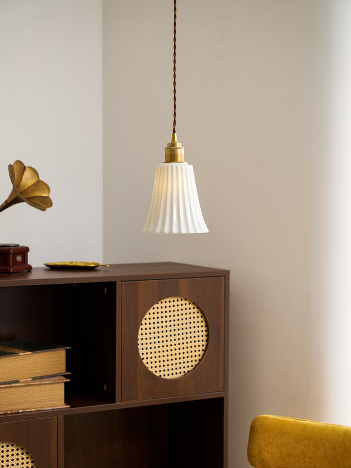 Trumpet Ceramic Pendant Light - Vakkerlight