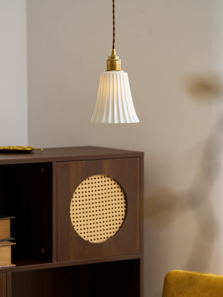 Trumpet Ceramic Pendant Light - Vakkerlight