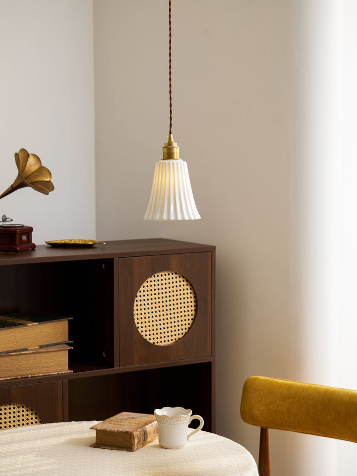 Trumpet Ceramic Pendant Light - Vakkerlight