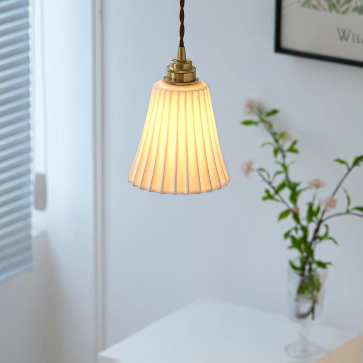 Trumpet Ceramic Pendant Light - Vakkerlight