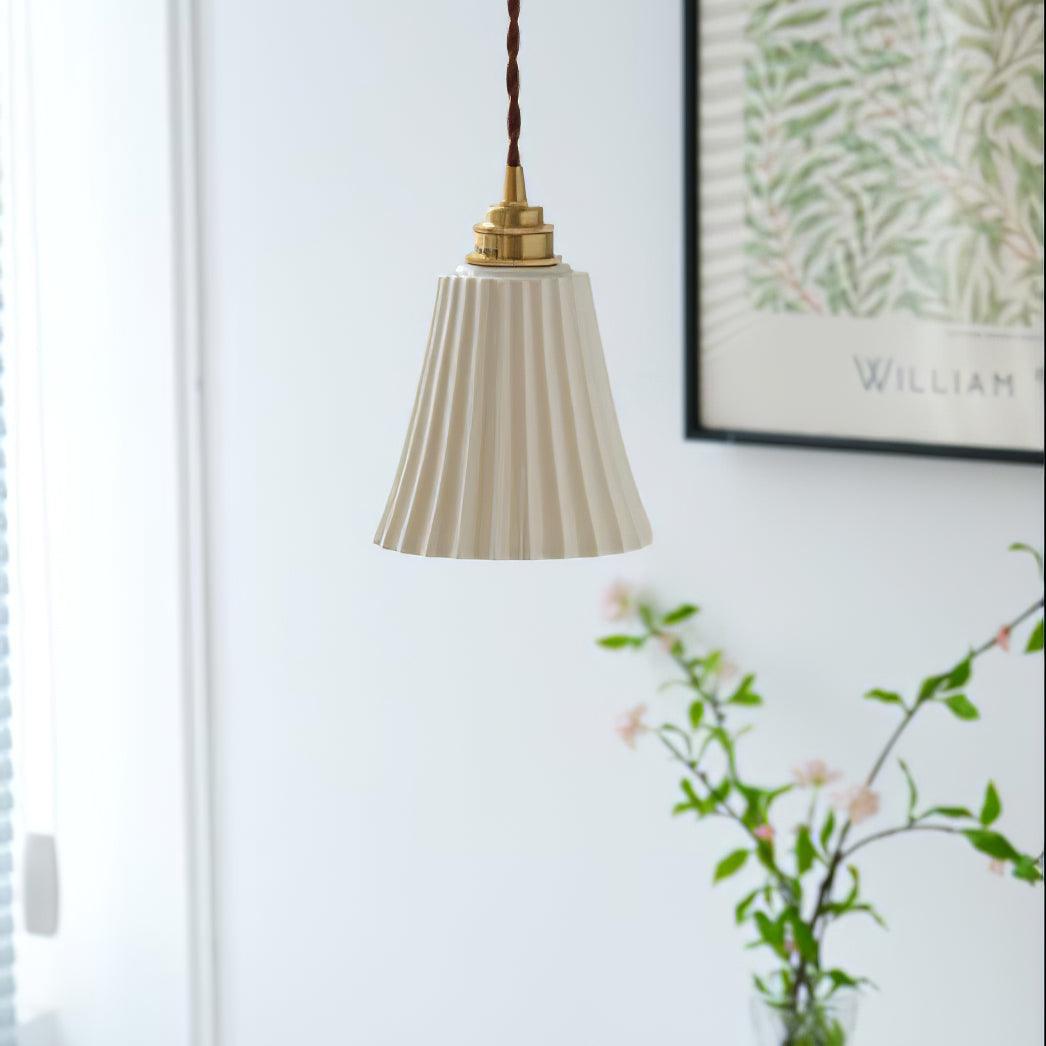 Trumpet Ceramic Pendant Light - Vakkerlight