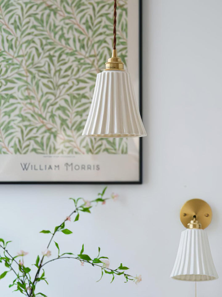 Trumpet Ceramic Pendant Light - Vakkerlight