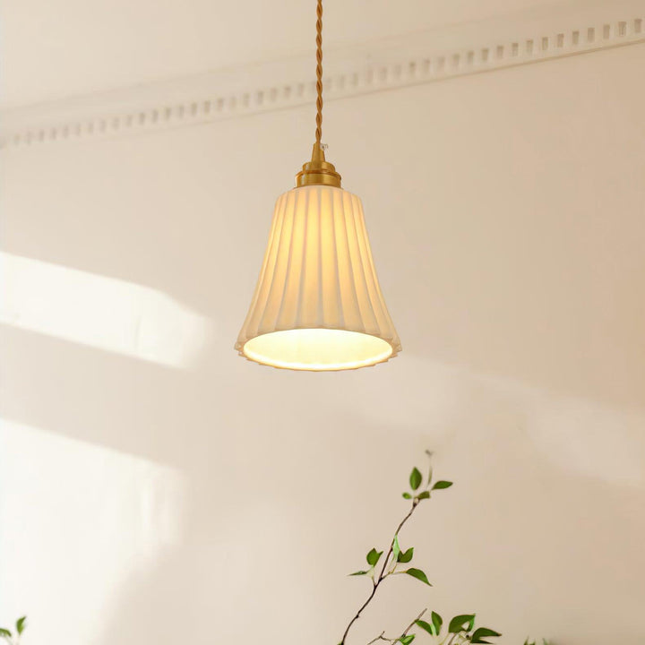 Trumpet Ceramic Pendant Light - Vakkerlight