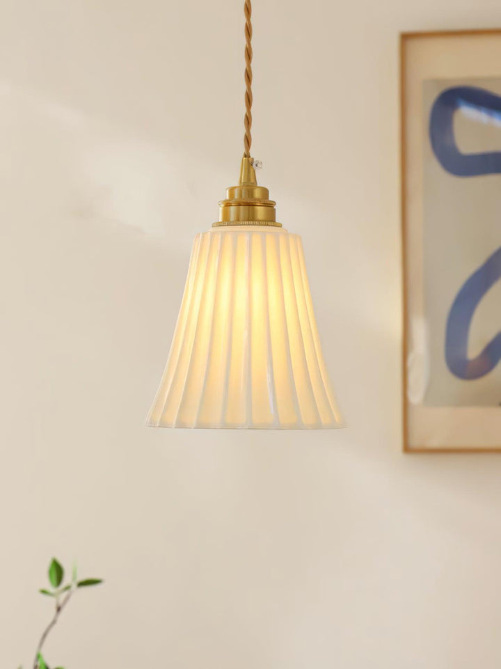 Trumpet Ceramic Pendant Light - Vakkerlight