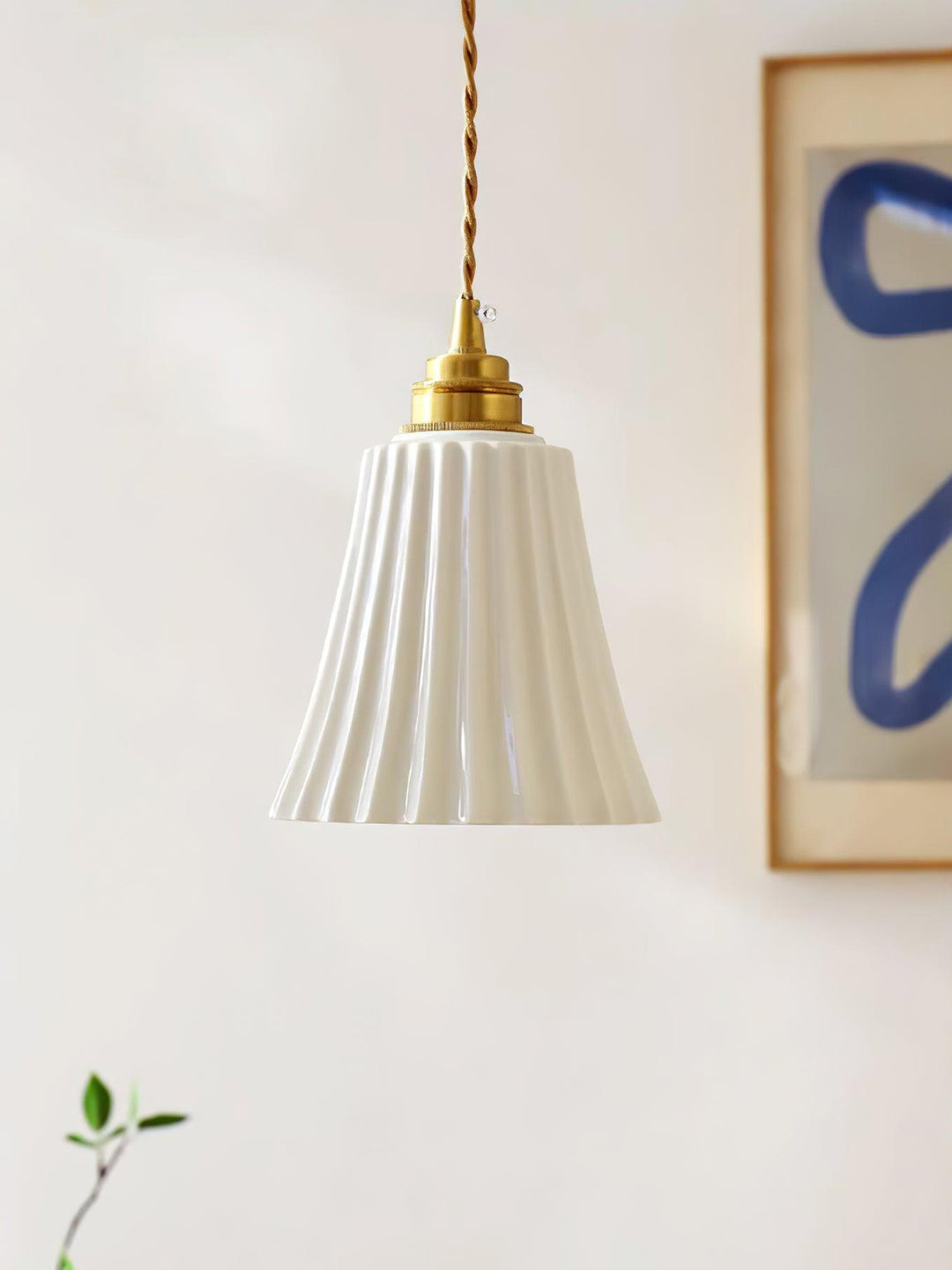 Trumpet Ceramic Pendant Light - Vakkerlight