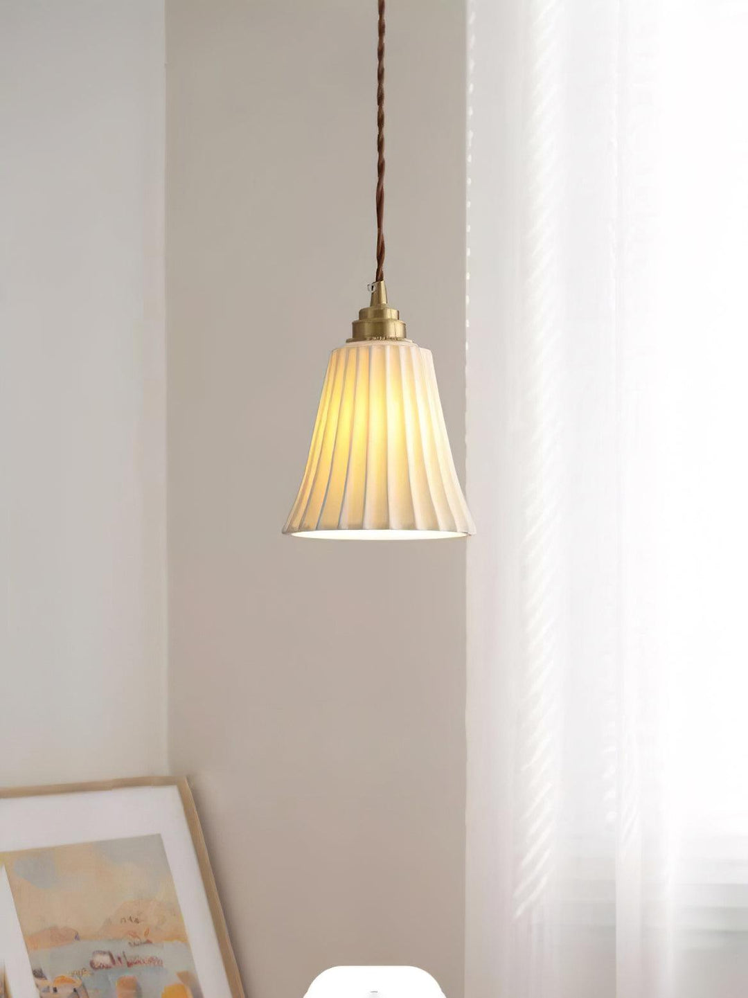 Trumpet Ceramic Pendant Light - Vakkerlight