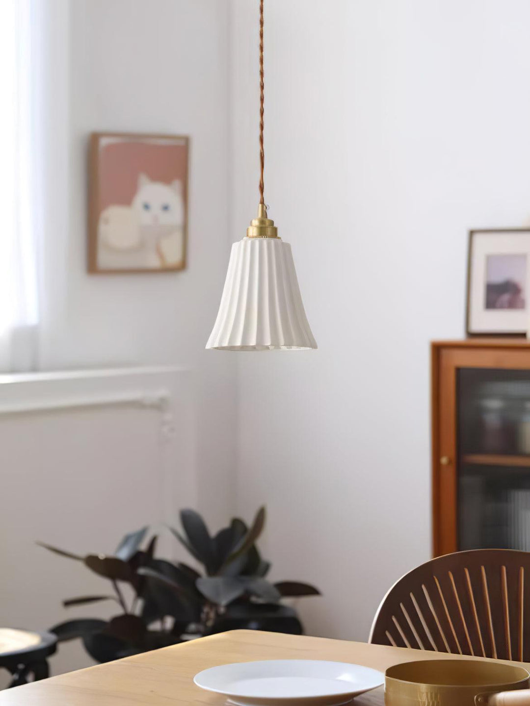 Trumpet Ceramic Pendant Light - Vakkerlight