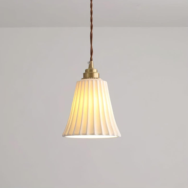 Trumpet Ceramic Pendant Light - Vakkerlight