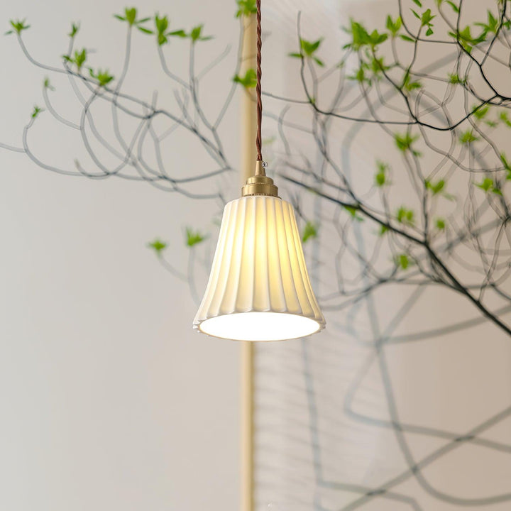 Trumpet Ceramic Pendant Light - Vakkerlight