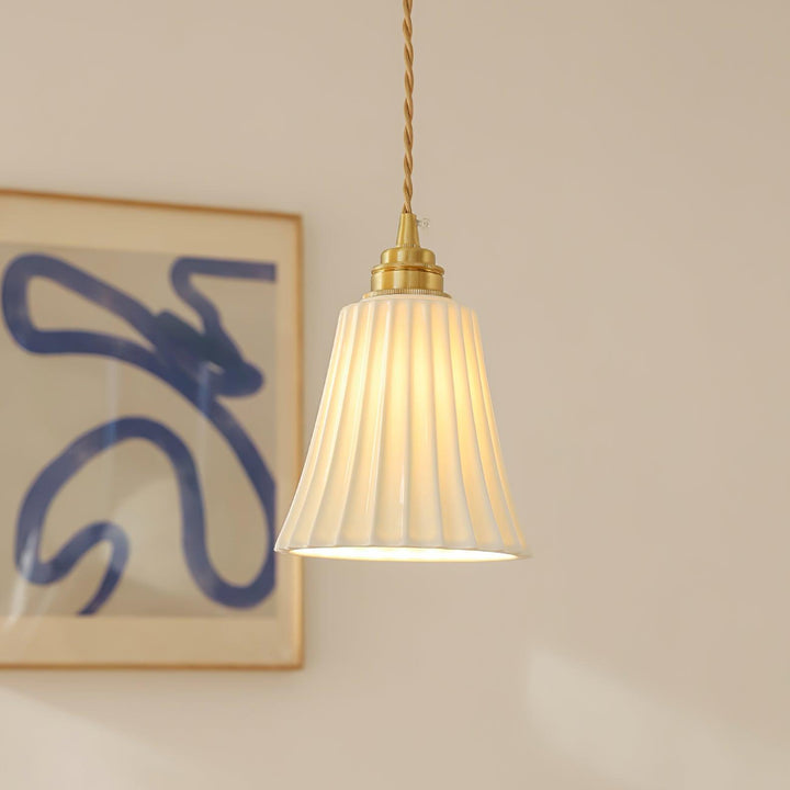 Trumpet Ceramic Pendant Light - Vakkerlight