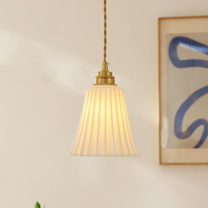 Trumpet Ceramic Pendant Light - Vakkerlight