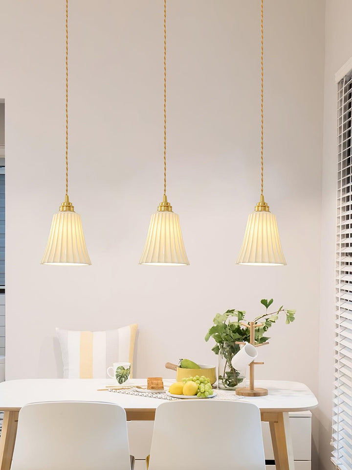 Trumpet Ceramic Pendant Light - Vakkerlight