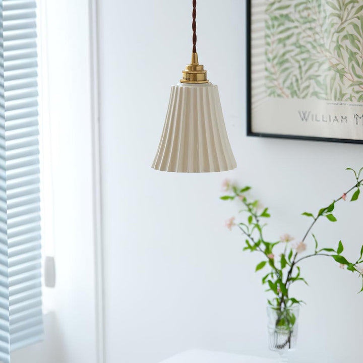 Trumpet Ceramic Pendant Light - Vakkerlight