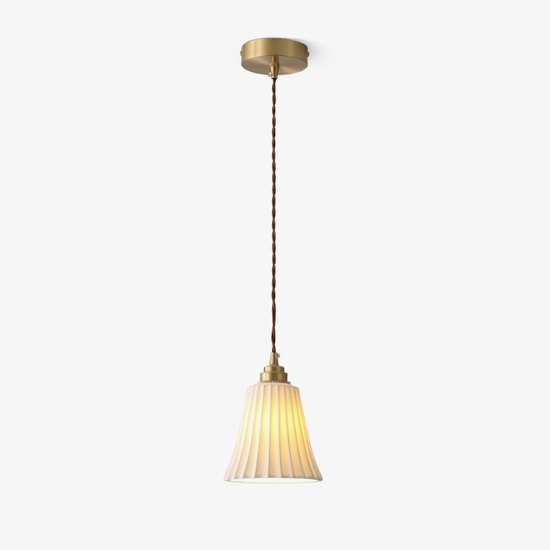 Trumpet Ceramic Pendant Light - Vakkerlight