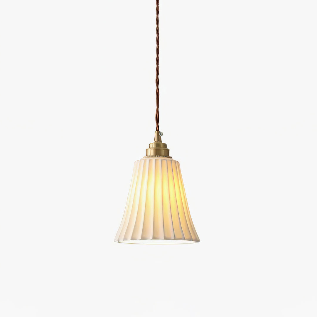 Trumpet Ceramic Pendant Light