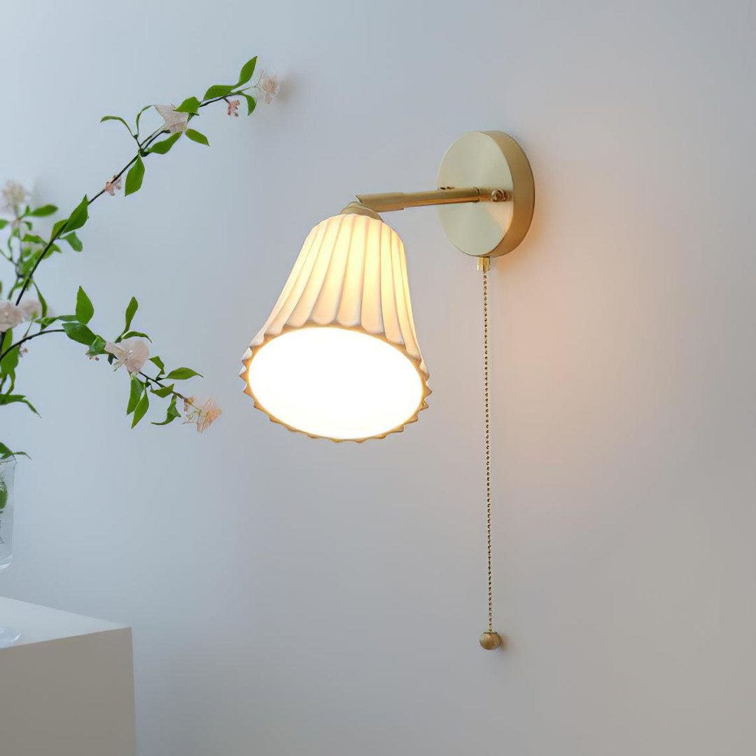 Trumpet Ceramic Wall Light - Vakkerlight