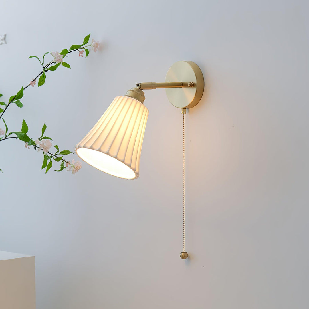 Trumpet Ceramic Wall Light - Vakkerlight