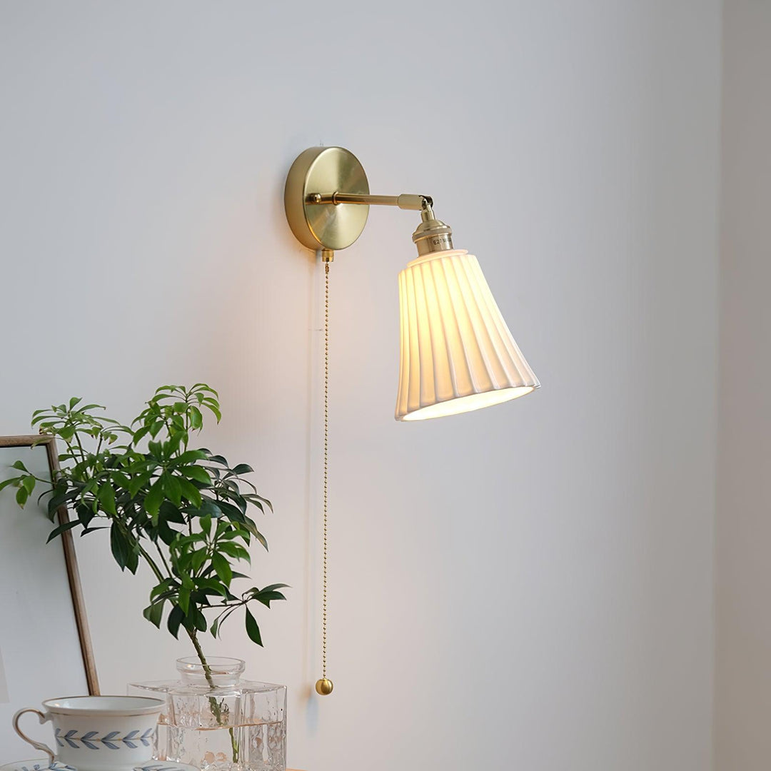 Trumpet Ceramic Wall Light - Vakkerlight