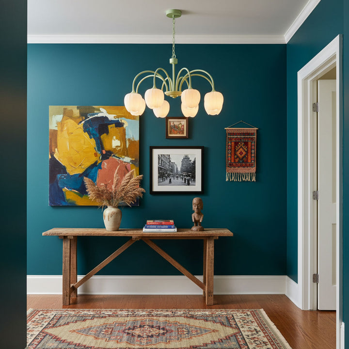 Tulip Matcha Chandelier - Vakkerlight