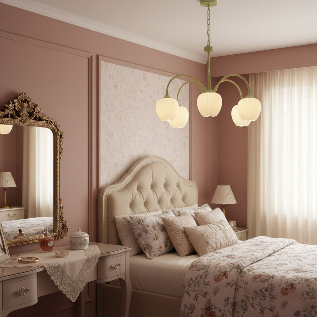 Tulip Matcha Chandelier - Vakkerlight