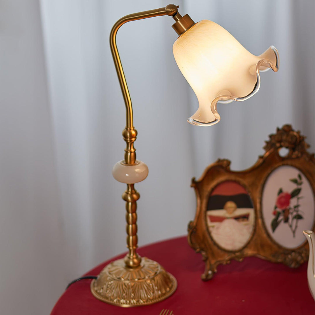 Tulip Brass Table Lamp - Vakkerlight