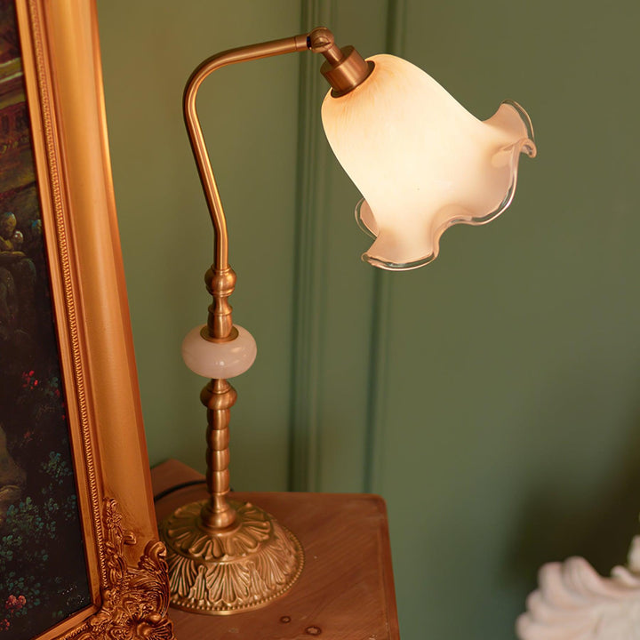 Tulip Brass Table Lamp - Vakkerlight