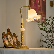 Tulip Brass Table Lamp