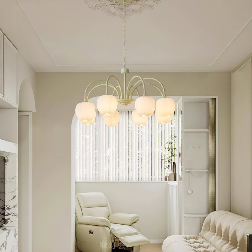 Tulip Matcha Chandelier - Vakkerlight