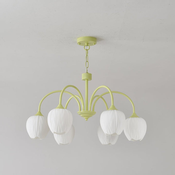 Tulip Matcha Chandelier - Vakkerlight