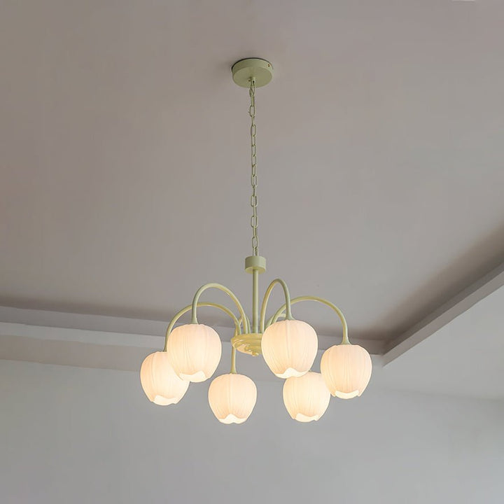 Tulip Matcha Chandelier - Vakkerlight