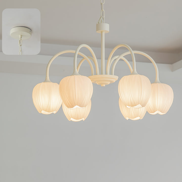 Tulip Matcha Chandelier - Vakkerlight