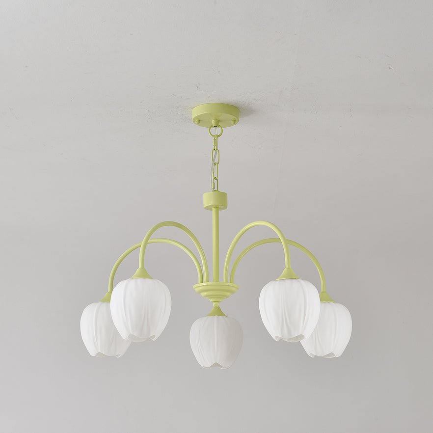 Tulip Matcha Chandelier - Vakkerlight