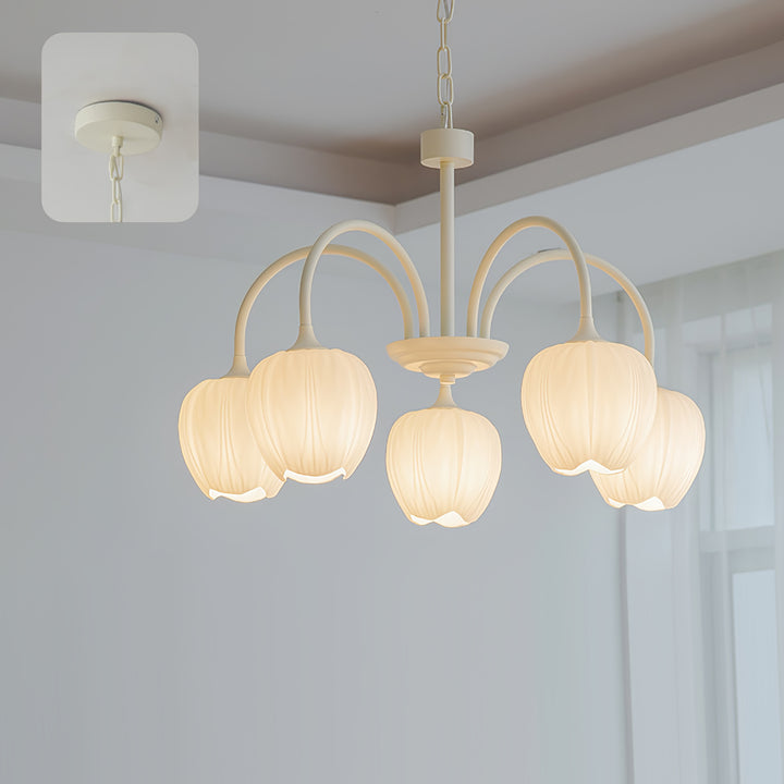 Tulip Matcha Chandelier - Vakkerlight