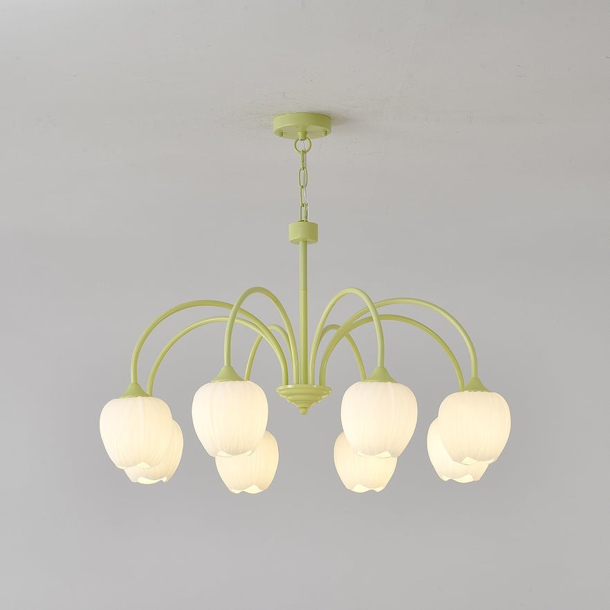 Tulip Matcha Chandelier - Vakkerlight