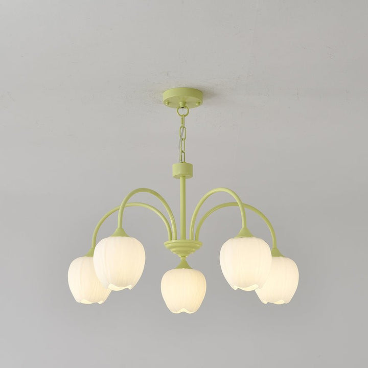 Tulip Matcha Chandelier - Vakkerlight