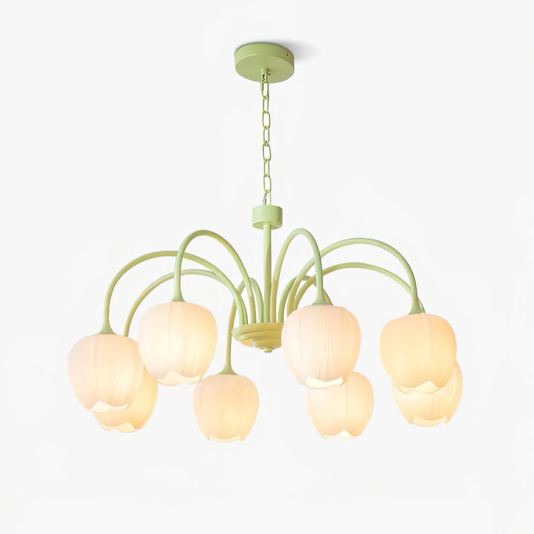 Tulip Matcha Chandelier