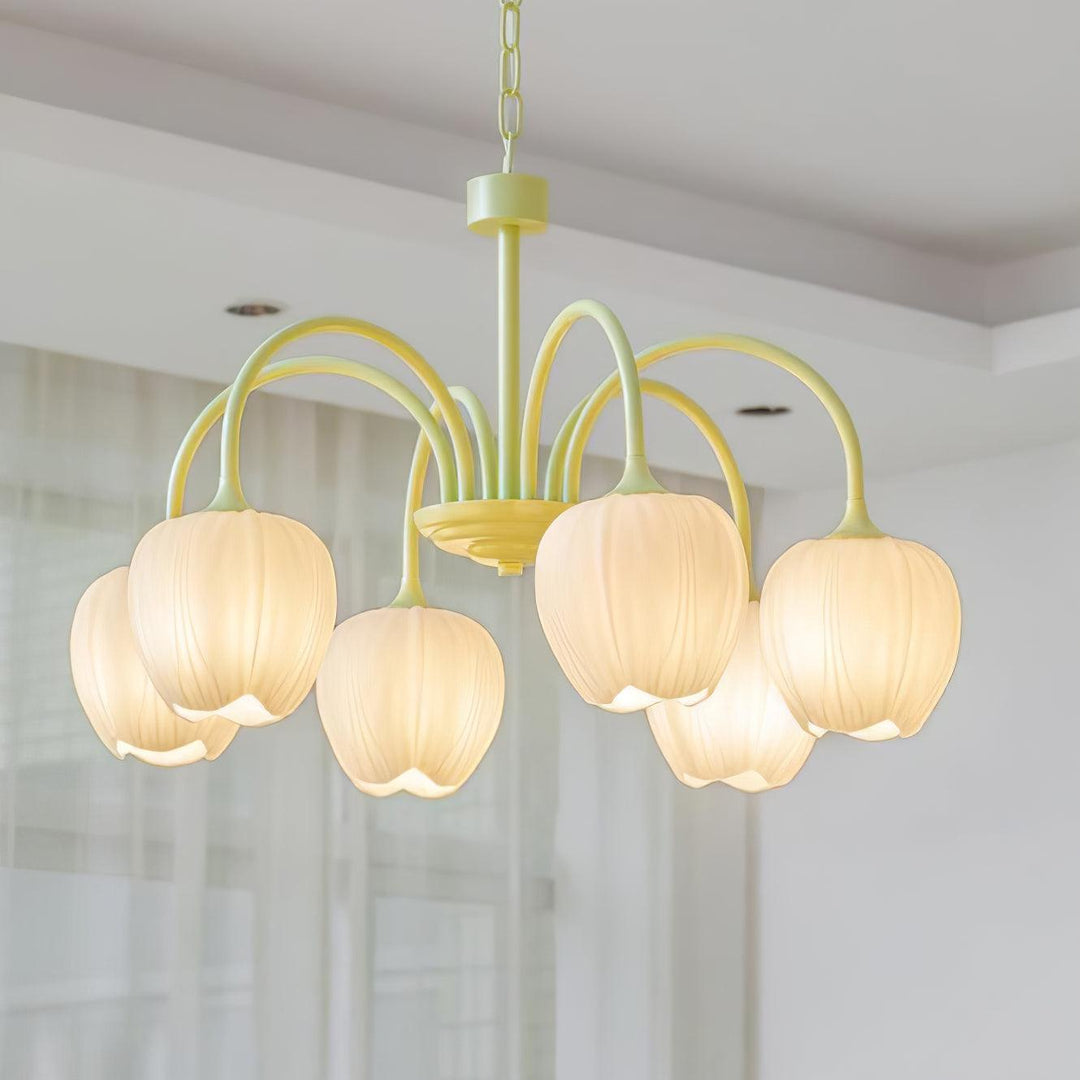 Tulip Matcha Chandelier - Vakkerlight