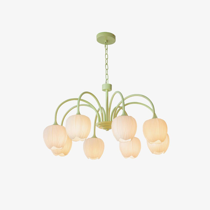 Tulip Matcha Chandelier - Vakkerlight