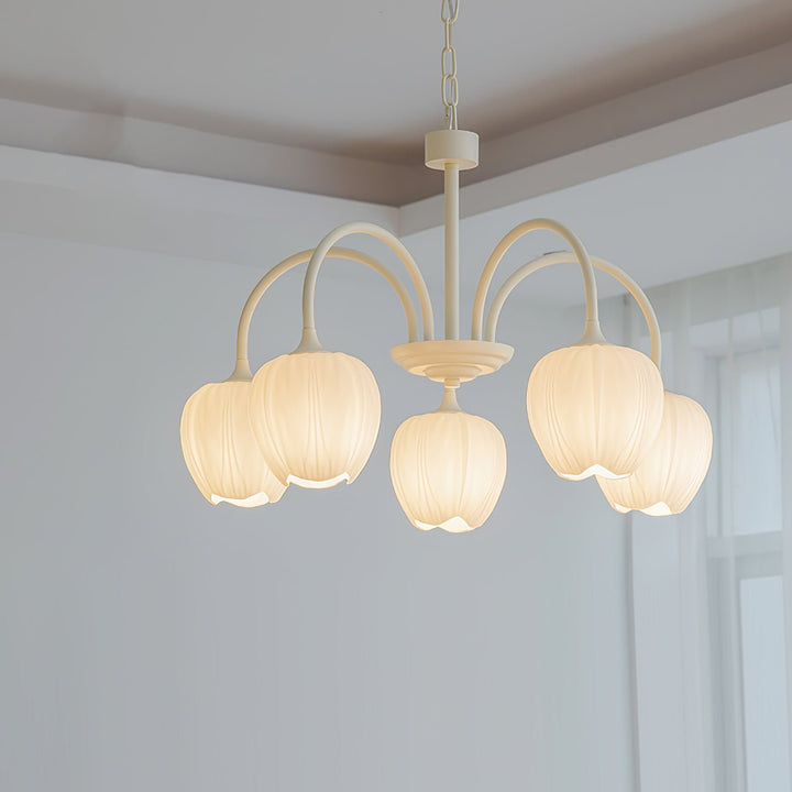 Tulip Matcha Chandelier - Vakkerlight
