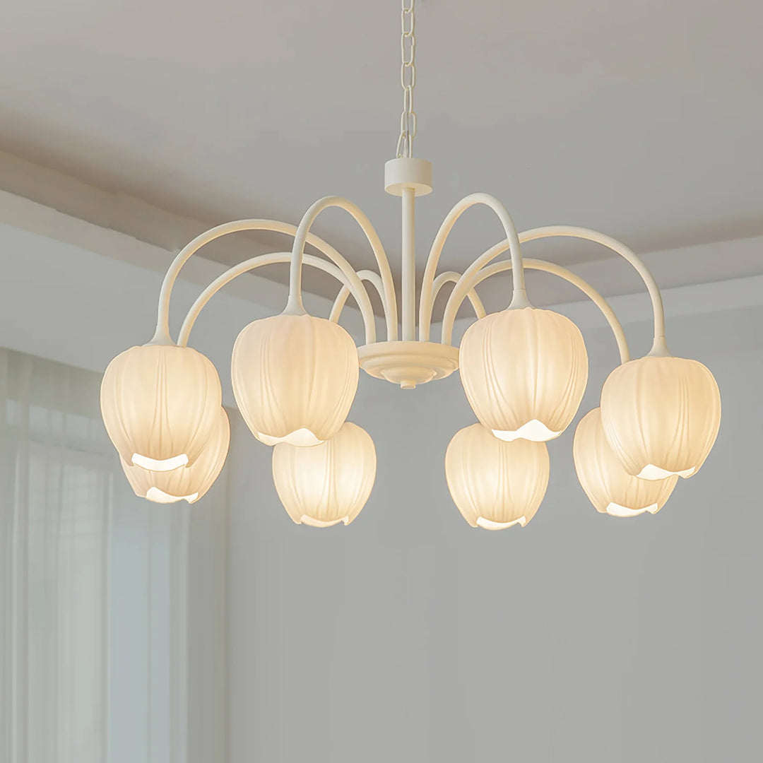 Tulip Matcha Chandelier - Vakkerlight