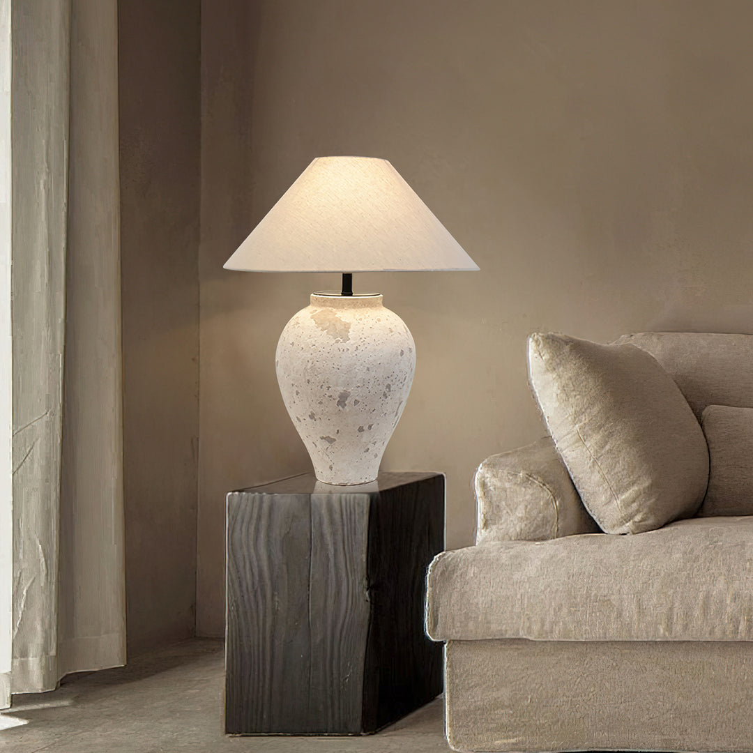 Tuscan Stone Table Lamp - Vakkerlight