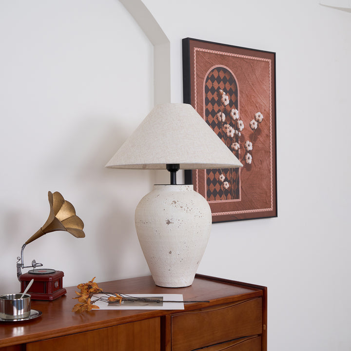 Tuscan Stone Table Lamp