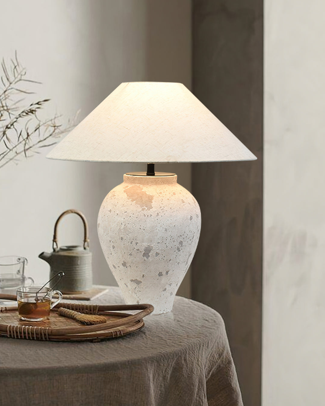 Tuscan Stone Table Lamp - Vakkerlight