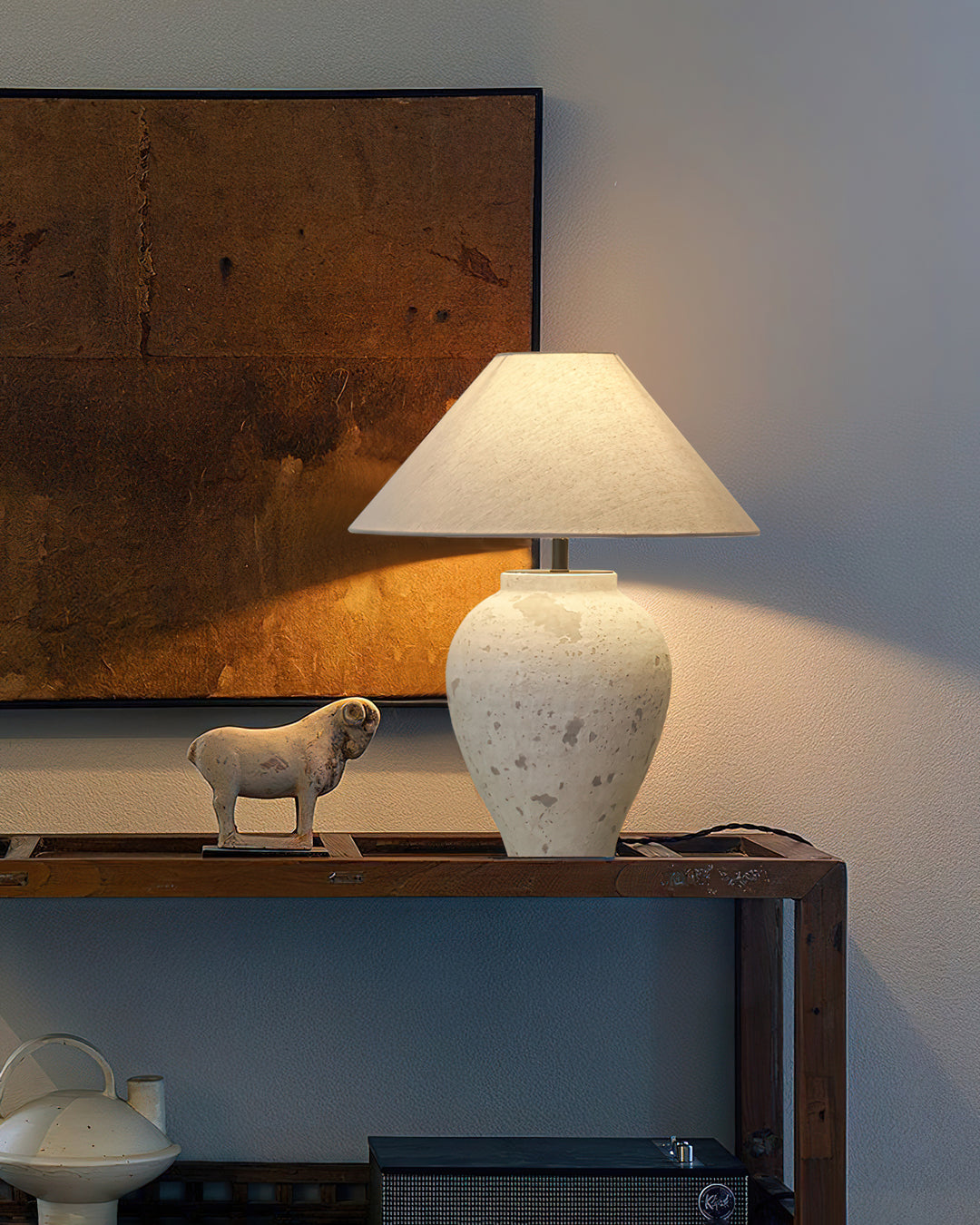 Tuscan Stone Table Lamp - Vakkerlight