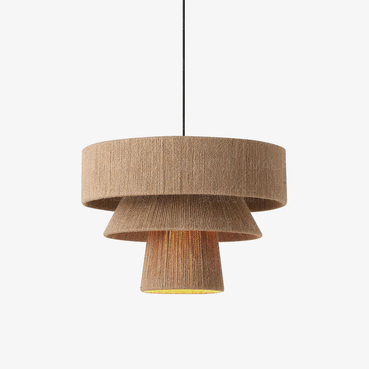 Twine Tiered Rope Pendant Lamp